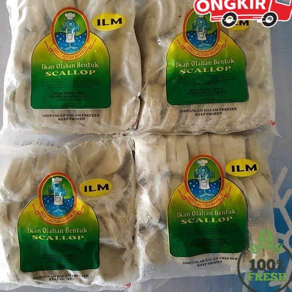 

BARU SPESIAL [PASTI FRESH]SCALLOP ILM ISI 33 500g/TERMURAH ♯ 884