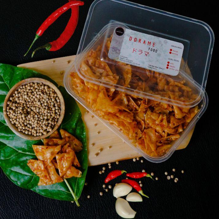 

ㆈ (PROMO DORAME) PANGSIT 130GR Kemasan Box Kerupuk / Keripik ㅘ