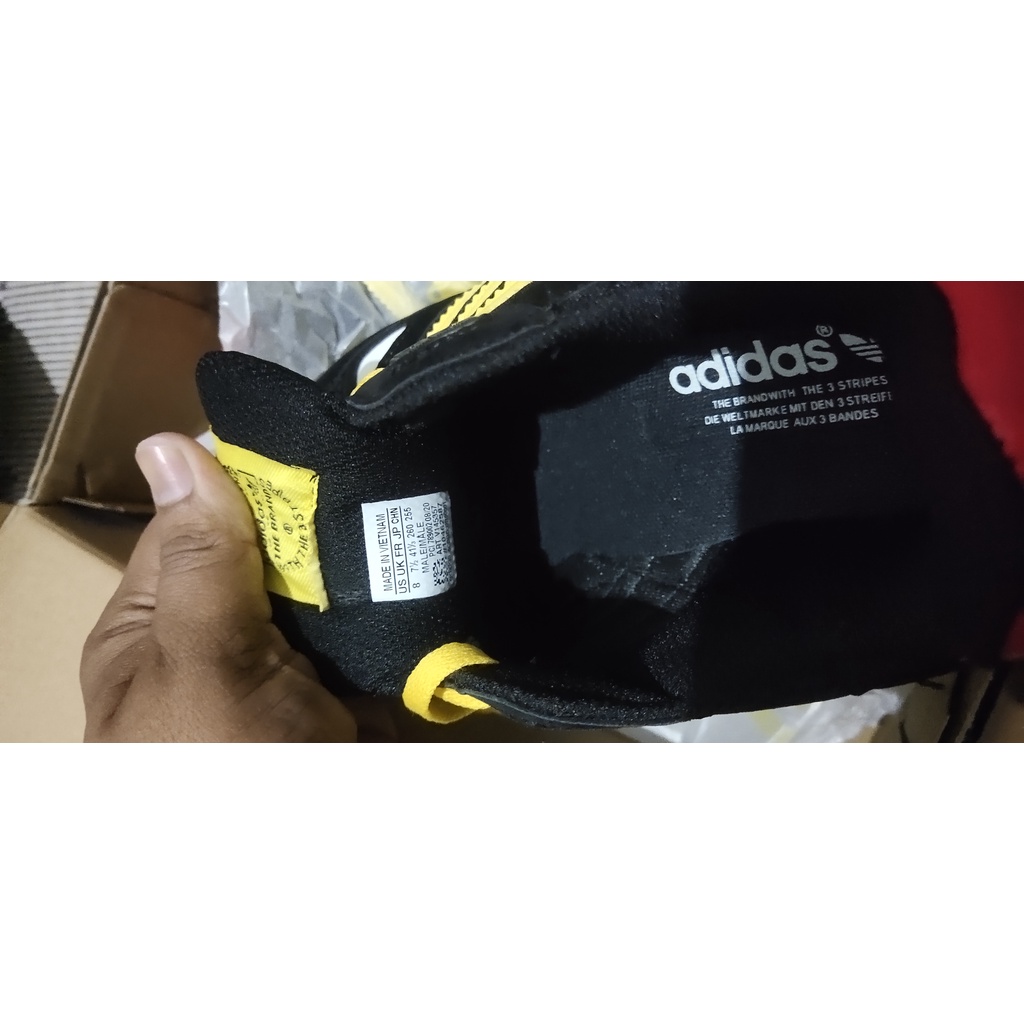 ADIDAS ZX 750 BLACK YELLOW