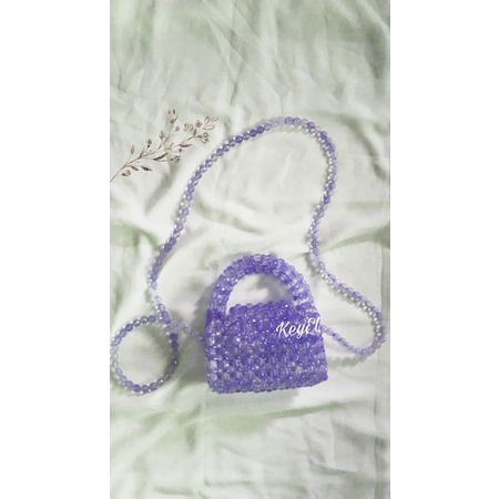 Tas Manik Mutiara| Sling bag | Manik Bulat Kaca