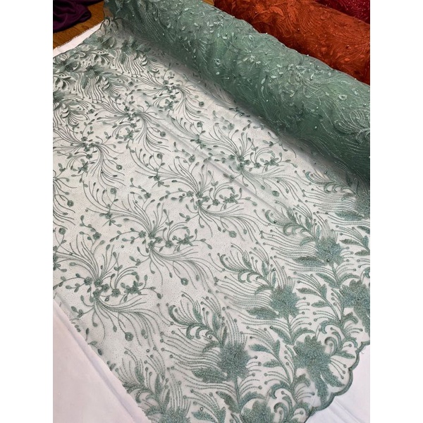 Tulle Bordir Motif A 3 series