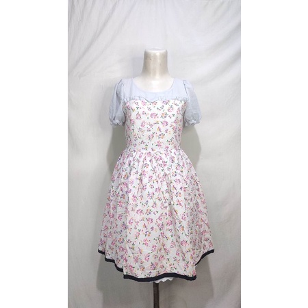 Dress Katun Motif Bunga Cantik Jill Stuart