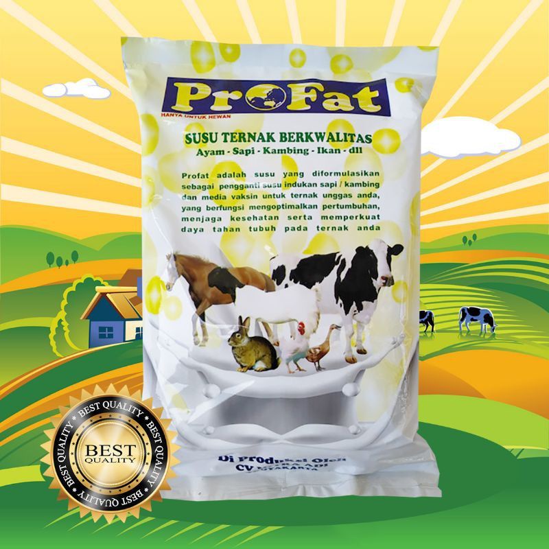 PROFAT 1 KG - Susu Penggemuk Kucing Anjing Kambing Bebek Sapi Kelinci