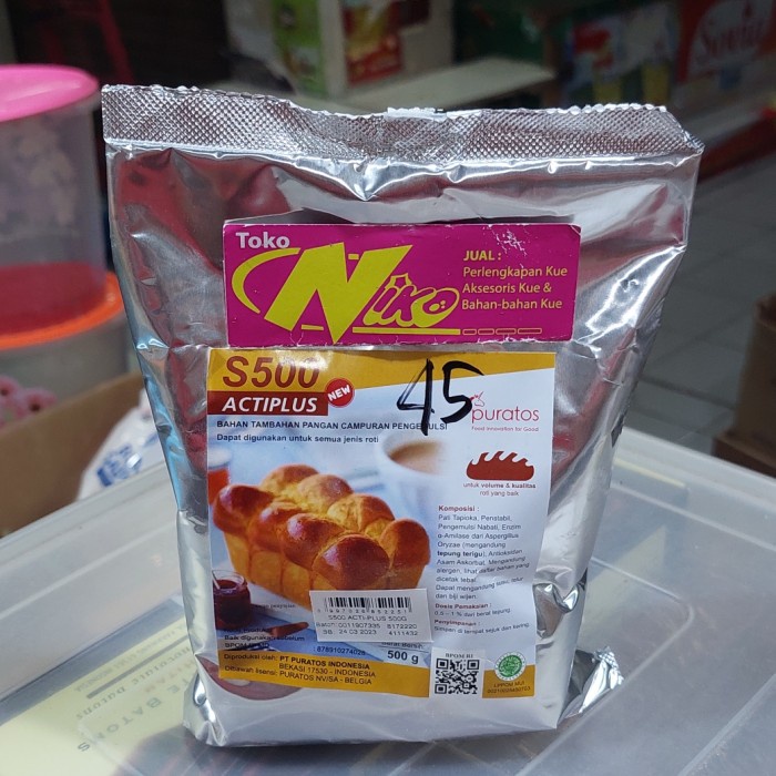 

Ragg Puratos S500 Actiplus Pelembut 500Gram