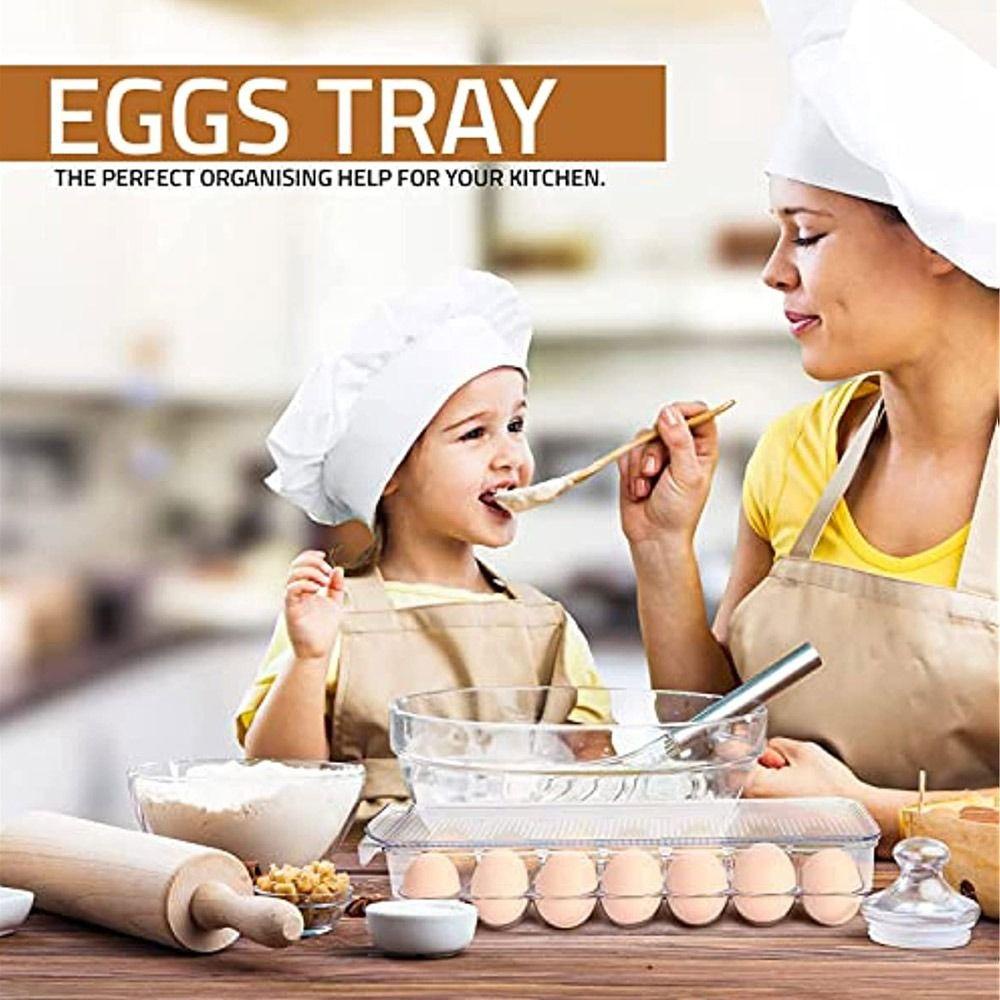 Lily Kotak Penyimpanan Kulkas Tahan Lama Dapur Freshness Egg Storage Box