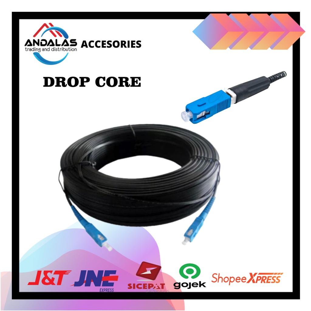 KABEL FIBER OPTIK  1 CORE 3 SLING