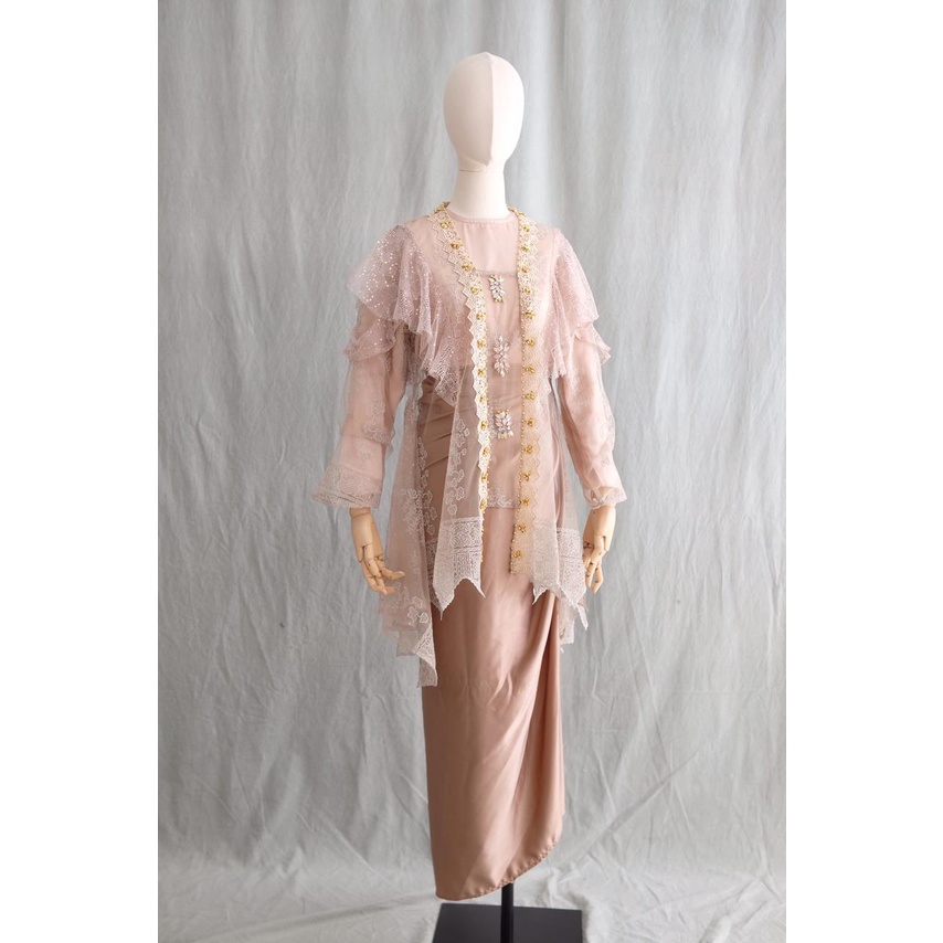 JALEELA - CAMILLE TOP (ATASAN ONLY) - (INNER INCLUDED) (KEBAYA KONDANGAN / MODERN / LAMARAN / WISUDA)