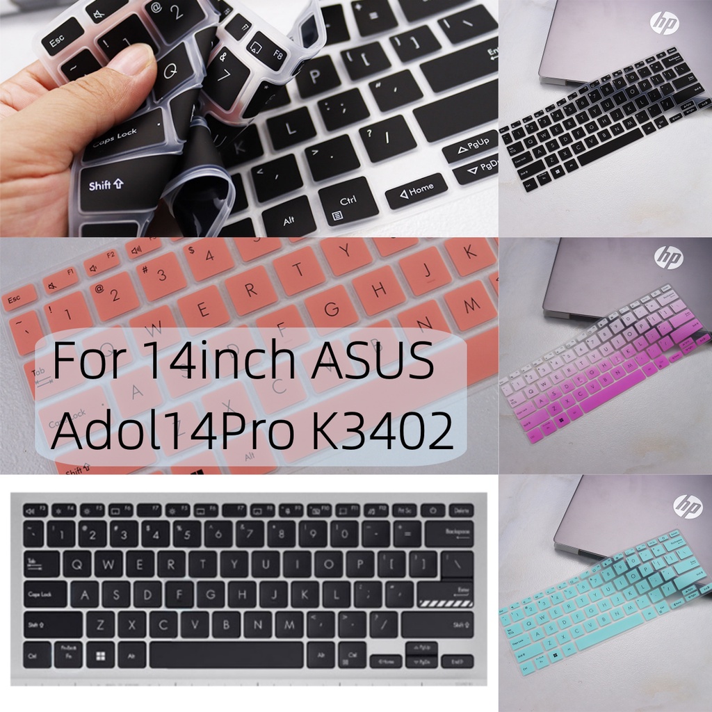 Untuk 14inch ASUS Adol14Pro K3402 M1403QA Vivobook 14X (M1403) Notebook Silikon Laptop Keyboard Cover Pelindung Kulit