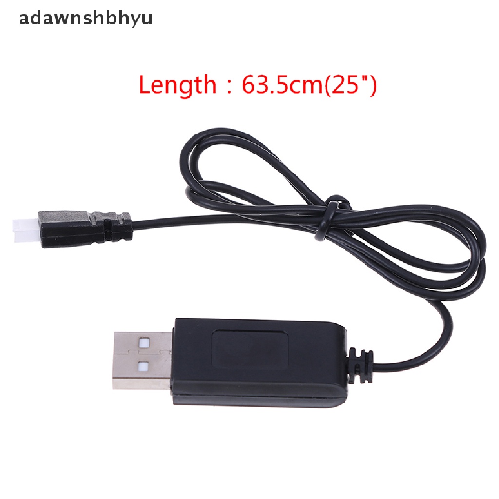 Adawnshbhyu Kabel charger usb lipo 3.7V Untuk Syma X5 X5C Hubsan H107L H107C RC   Id