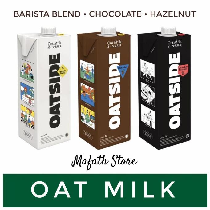 

Oatside Oat Milk 1L Chocolate Hazelnut Barista Blend | Susu Oat Gandum TERLARIS TERPERCAYA ORIGINAL