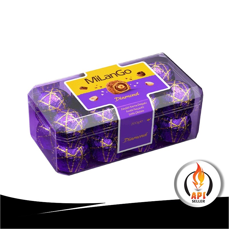 MILANGO DIAMOND 200G MILK CHOCO WAFER