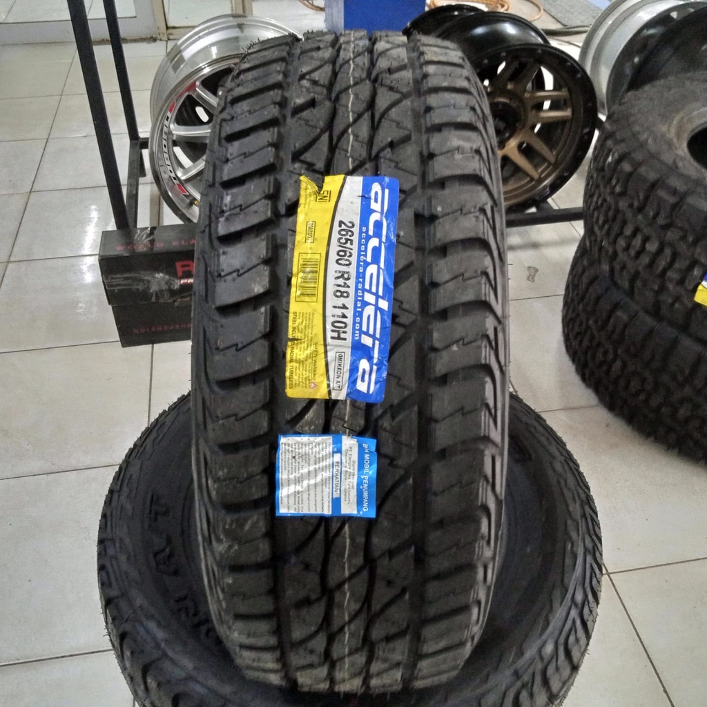 BAN MOBIL FORTUNER VRZ 265 60 R18 RING 18 ACCELERA A/T BAN MURAH BERKUALITAS