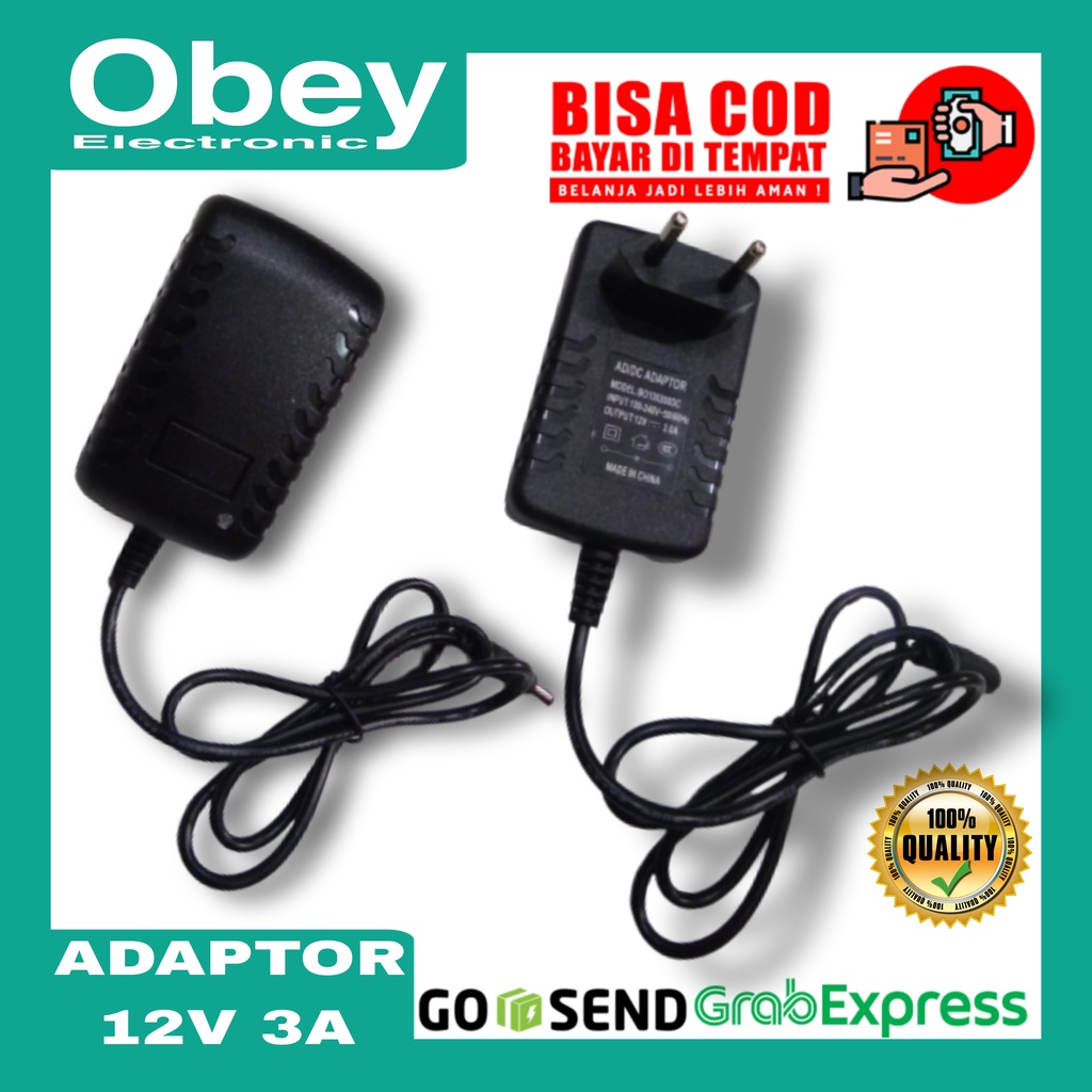Jual adaptor 3A 12V / Adaptor 3 Ampere 12 Volt | Shopee Indonesia