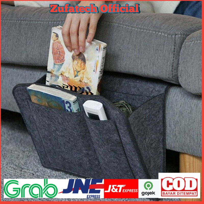 LENZERO Tas Bedside Organizer Tempat Tidur - NL-A-050 - 7ROR09BK