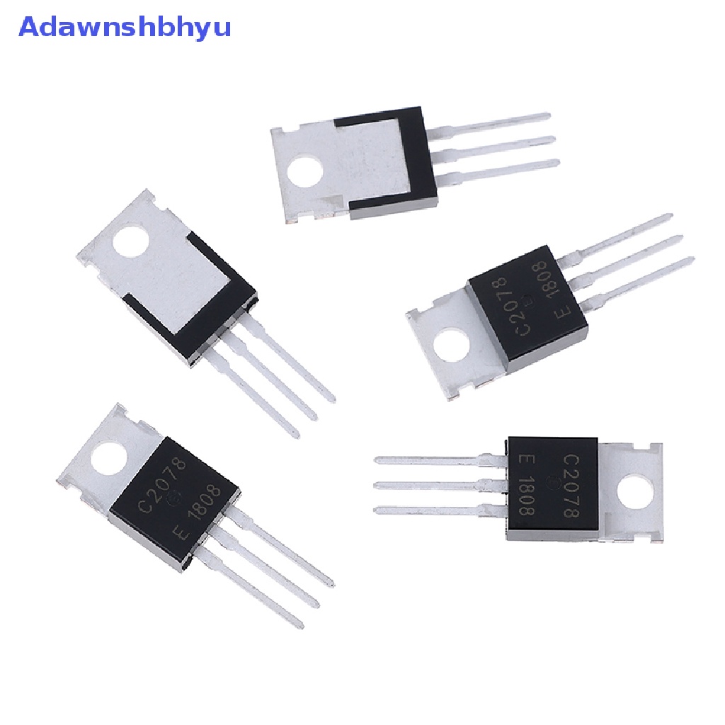 Adhyu 5Pcs transistor RF/VHF/UHF TO-220 2SC2078 C2078 ID