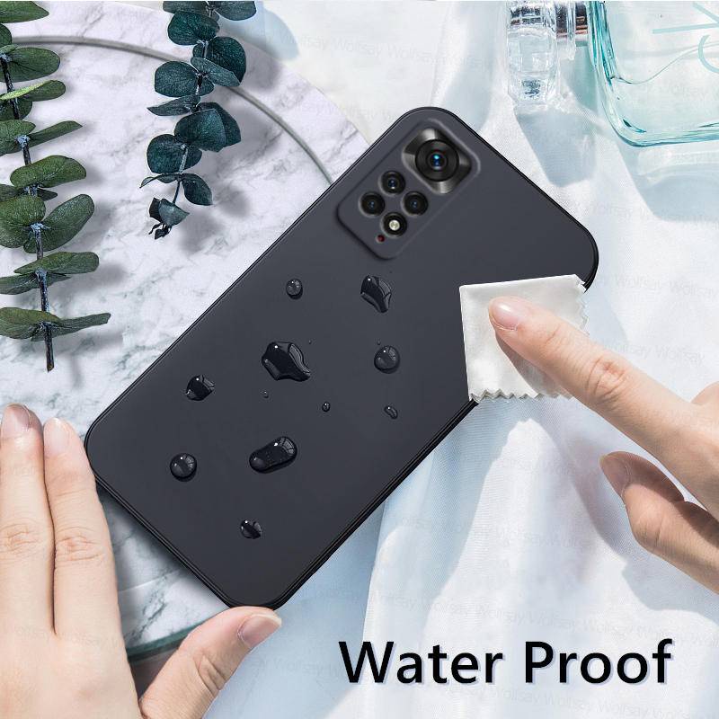 Untuk Redmi Note8 8T 9 9T 9s Pro Cover Shockproof Liquid Silicon Casing Belakang Ponsel