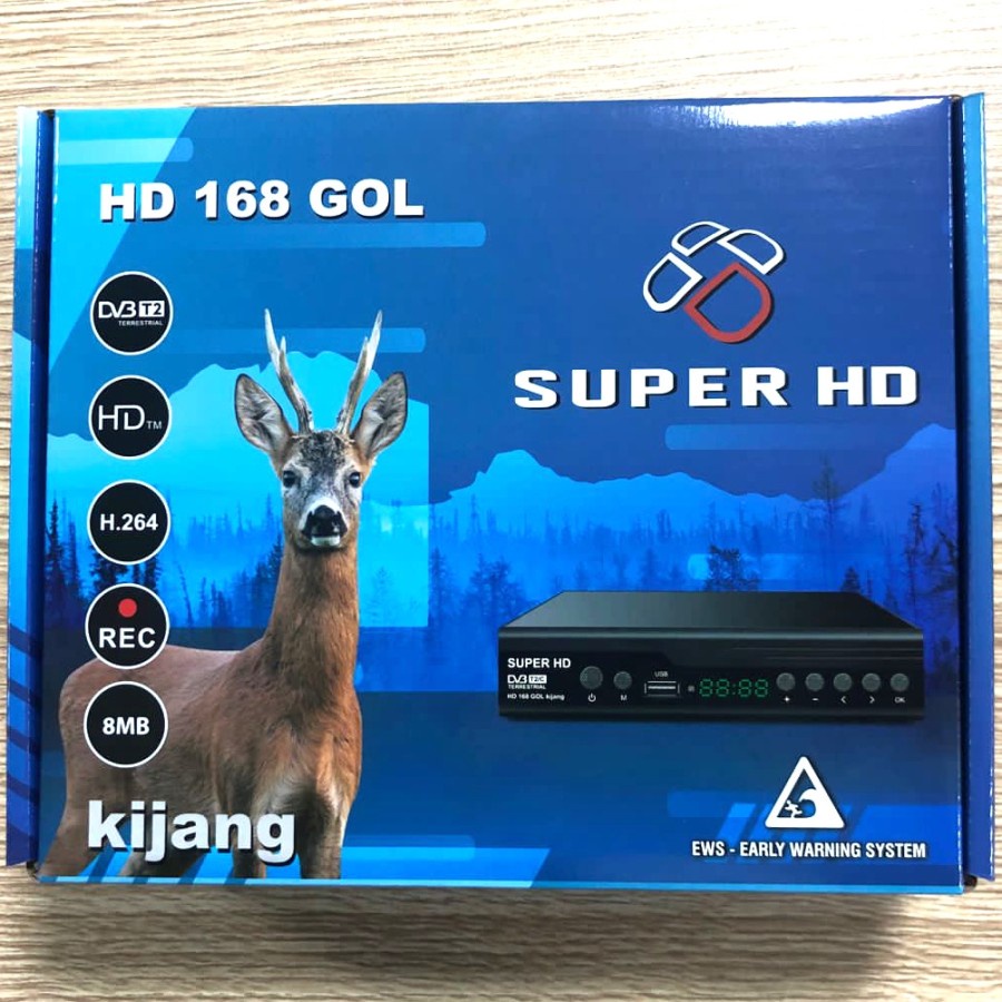 STB BOX HD 168 GOL - KIjang / komodo / Tiger - Stb Box Super HD Siaran Digital