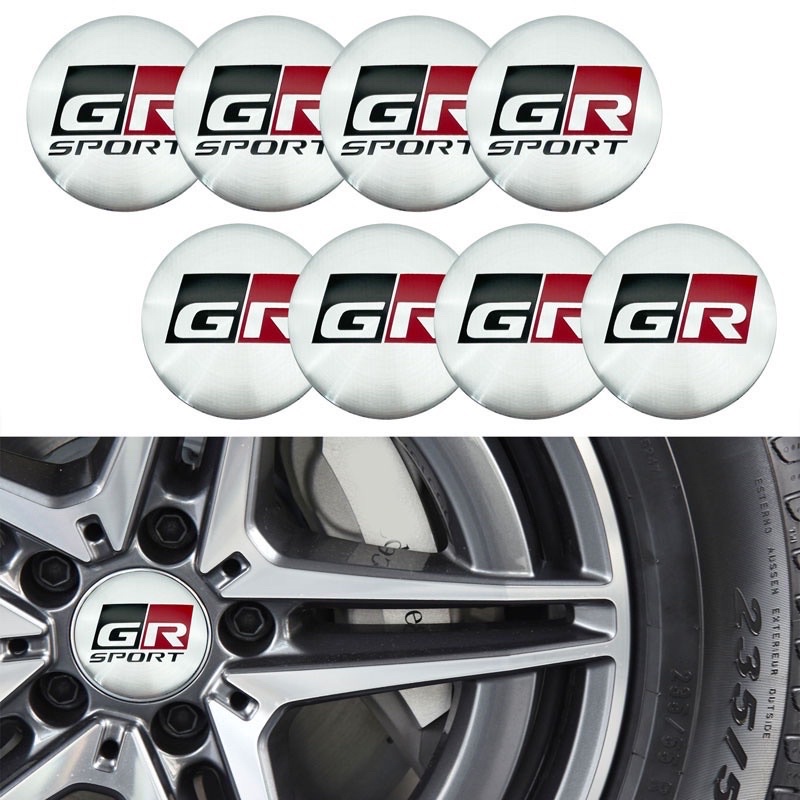 Sticker Emblem Cover Tutup Ban Mobil Gr sport 5.6cm