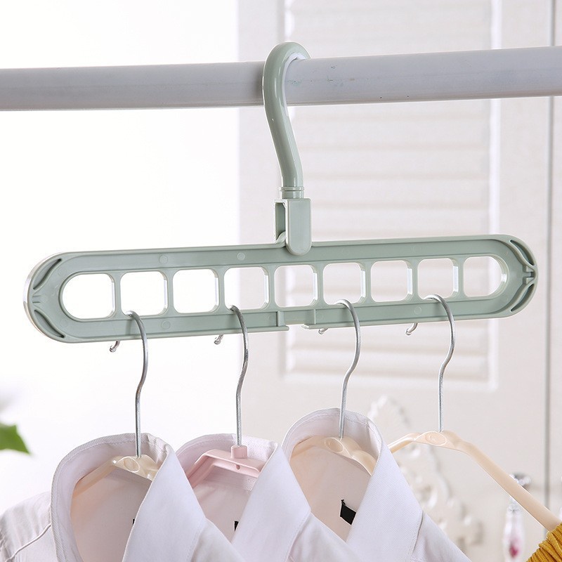 Magic Hanger Baju 9 in1 Multifungsi Gantungan Desain Minimalis Dilengkapi 9 lubang