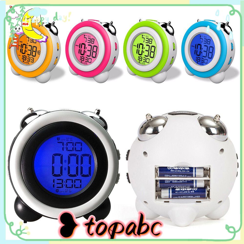 Top Jam Elektronik Dekorasi Rumah Lampu Malam LED Alarm Clock