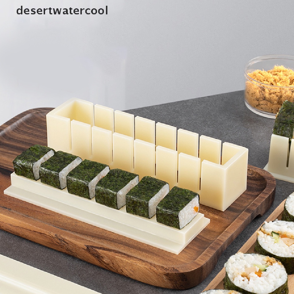 Deid 3/7pcs Set Cetakan Sushi Japanese Rice Ball Mold Set Sushi Roll DIY Rumput Laut Sushi Martijn