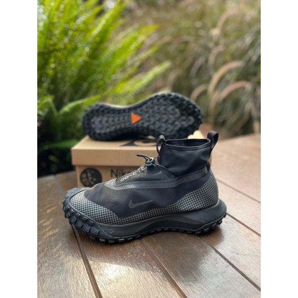 Sepatu Pria Nik* ACG Goretex Fly Mountain Full Black Allblack