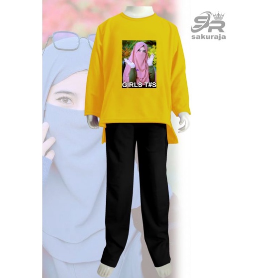 BAJU SETELAN ANAK VIRAL/ONE SET VIRAL/MODEL KEKINIAN/UMUR 3-13 TAHUN