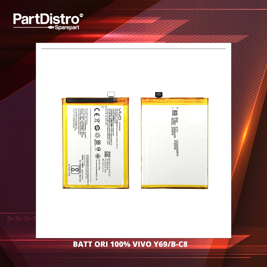 BATERAI BATTRAY ORI 100% VIVO Y69/B-C8
