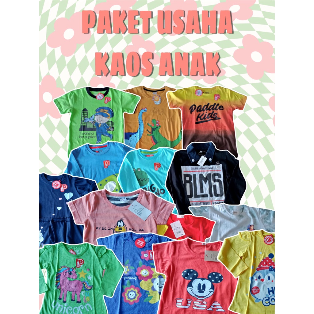 Paket Usaha Suka Suka/Paket Usaha Kaos Anak