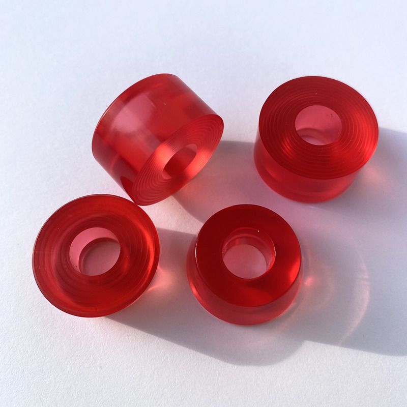 Yow Luchong Dimodifikasi PU Aksesoris Shock Absorber Rempah Darat Papan Surfing Double Rocked Skateboard Bracket Peredam Kejut Elastis Tinggi