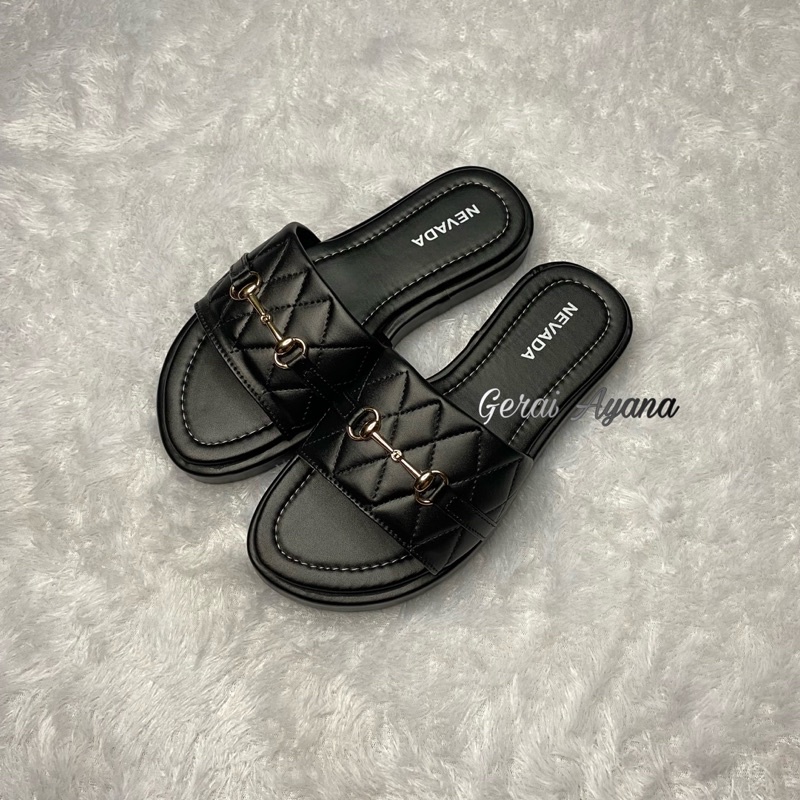 DISKON DAY! Sandal Wanita Empuk Enteng Kekinian - Sandal Wanita Nevada