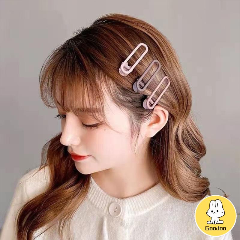 3ps Jepit Rambut Berwarna ditarik Untuk Wanita Hair Accessory -Doo