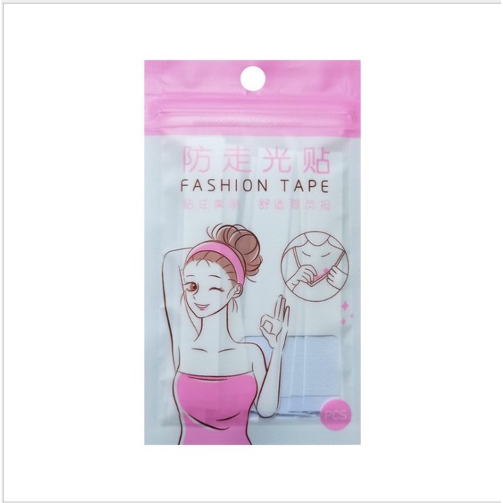 Fashion Tape Perekat isi 36 Pcs Transparant Pakaian Double Tape Pakaian Solatip Perekat Baju Safety Tape Transparan TERMURAH TERLARIS