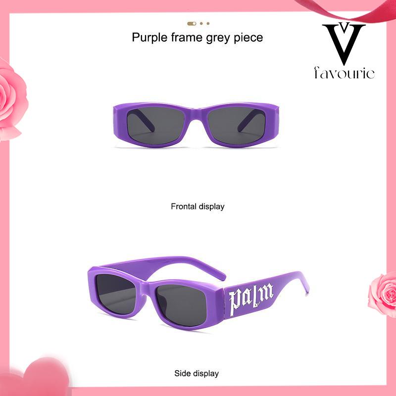 CODKacamata Hitam Anti Radiasi Sunglass Retro Punk Hip-hop Gaya Untuk Wanita/Pria-FA