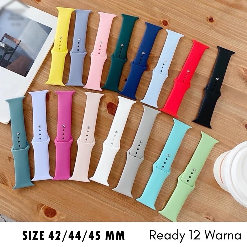 Strap Smartwatch 42/44/45mm | Tali Smartwatch T55 T500 T500+ T500+PRO DLL (Semua Type Smartwatch)  | Tali iWatch iWo