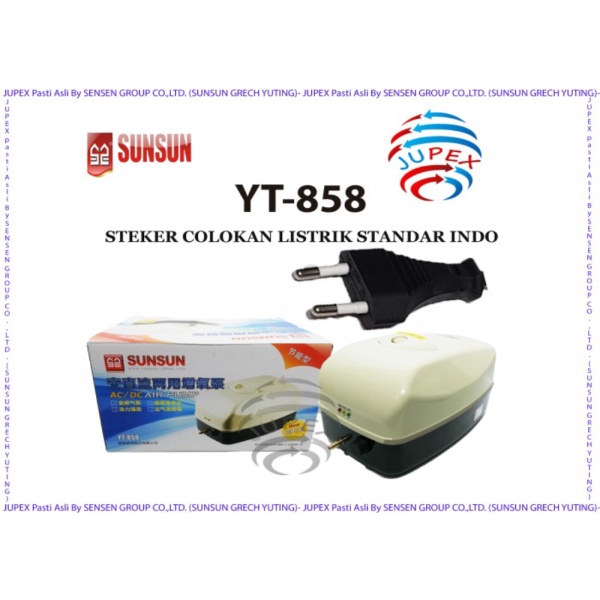 Jual tools n parts POMPA UDARA SUNSUN YT-858 AC/DC  AIR PUMP YT 858 ACDC  Diskon