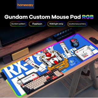 Homeeasy Mouse Pad Gaming LED RGB XL/Desk Mat Anti Slip high precision ukuran besar/Alas keyboard Bonkyo Mouse Pad Gaming LED RGB XL/Desk Mat Anti Slip high precision ukuran besar/Alas keyboard