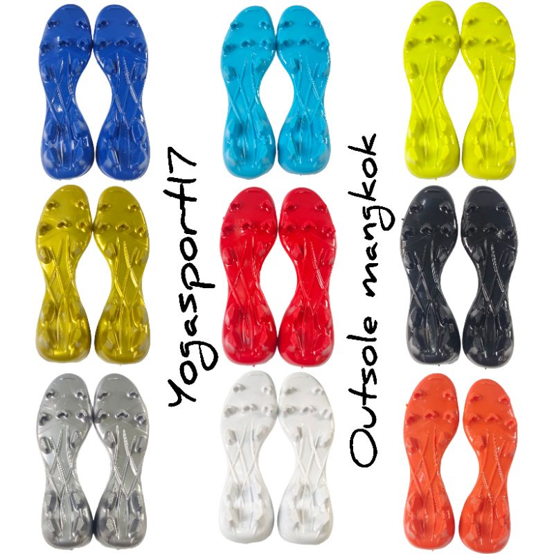 Outsole sepatu bola universal, sol sepatu bola mangkok (tinggi)