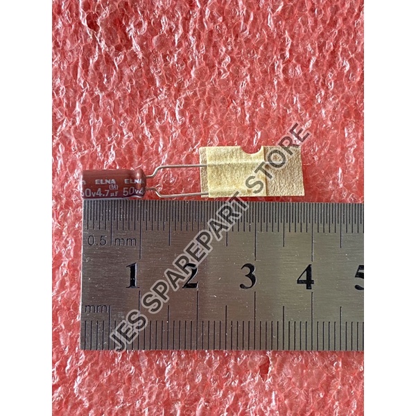 ELCO 4.7UF 50V ORIGINAL ELNA