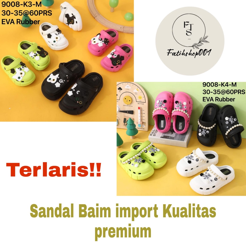 SANDAL ANAK BAIM EVA RUBBER 9008-K3 (24-35) SANDAL BAIM ANAK FUJI MODEL TERBARU VIRAL KEKINIAN