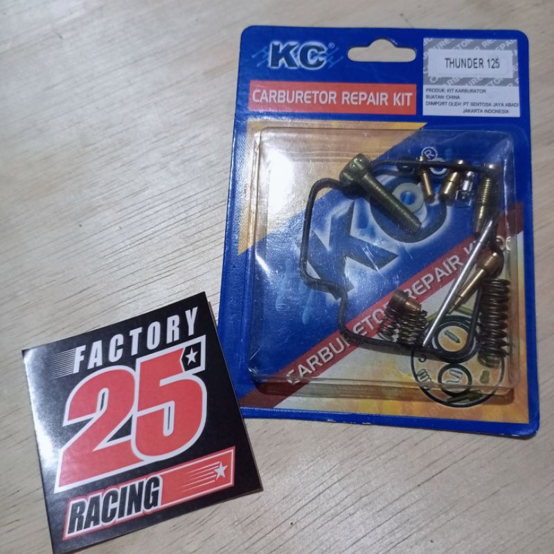 REPAIR KIT KARBU KARBURATOR THUNDER 125 KC PREMIER JAPAN TECHNOLOGI