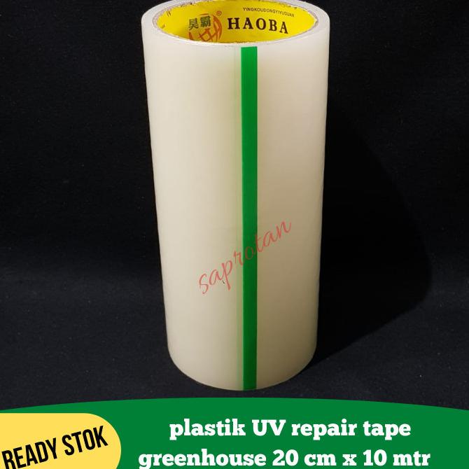 

Lakban plastik UV repair tape greenhouse 20 cm x 10 mtr