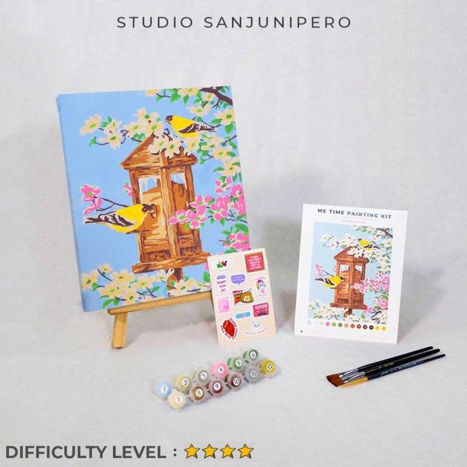 

Love Birds" Painting Kit By Number Studio Sanjunipero