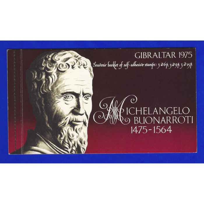 

✨NEW✨ - Perangko/Prangko Luar Negeri Gibraltar MICHEALANGELO 1475-1564 Booklet