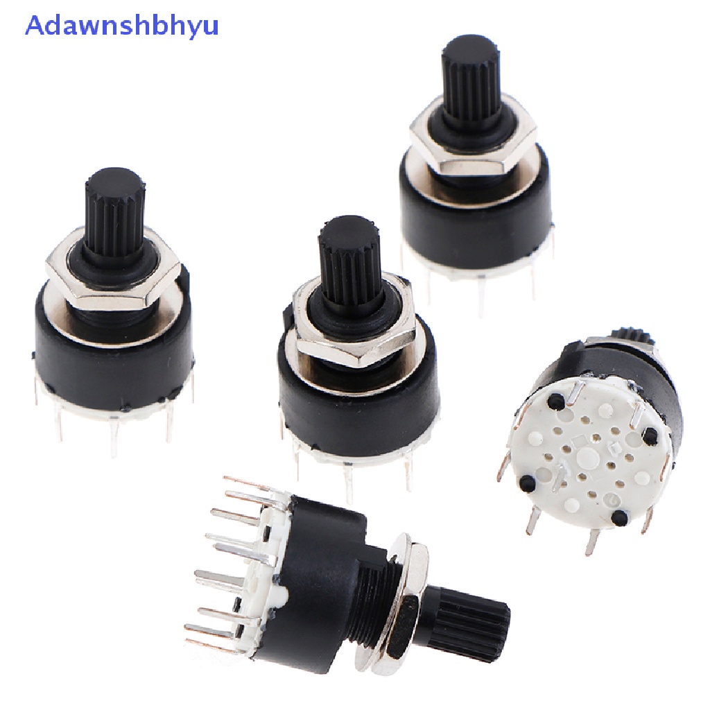 Adhyu SR16MM Saklar Putar 2tiang 34posisi 1tiang5 6 8posisi Axis Band Switch ID