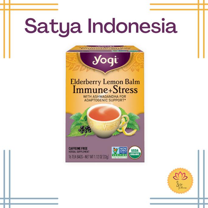 

Yogi Tea | elderberry lemon balm immune + stress | 16 tea bags