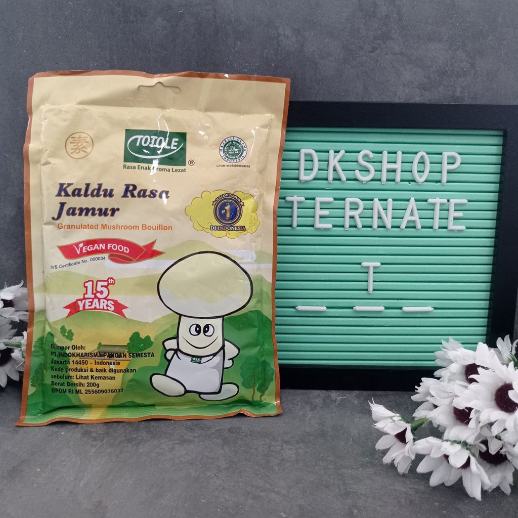 

TOTOLE Kaldu Rasa Jamur Vegetarian Food 200gr