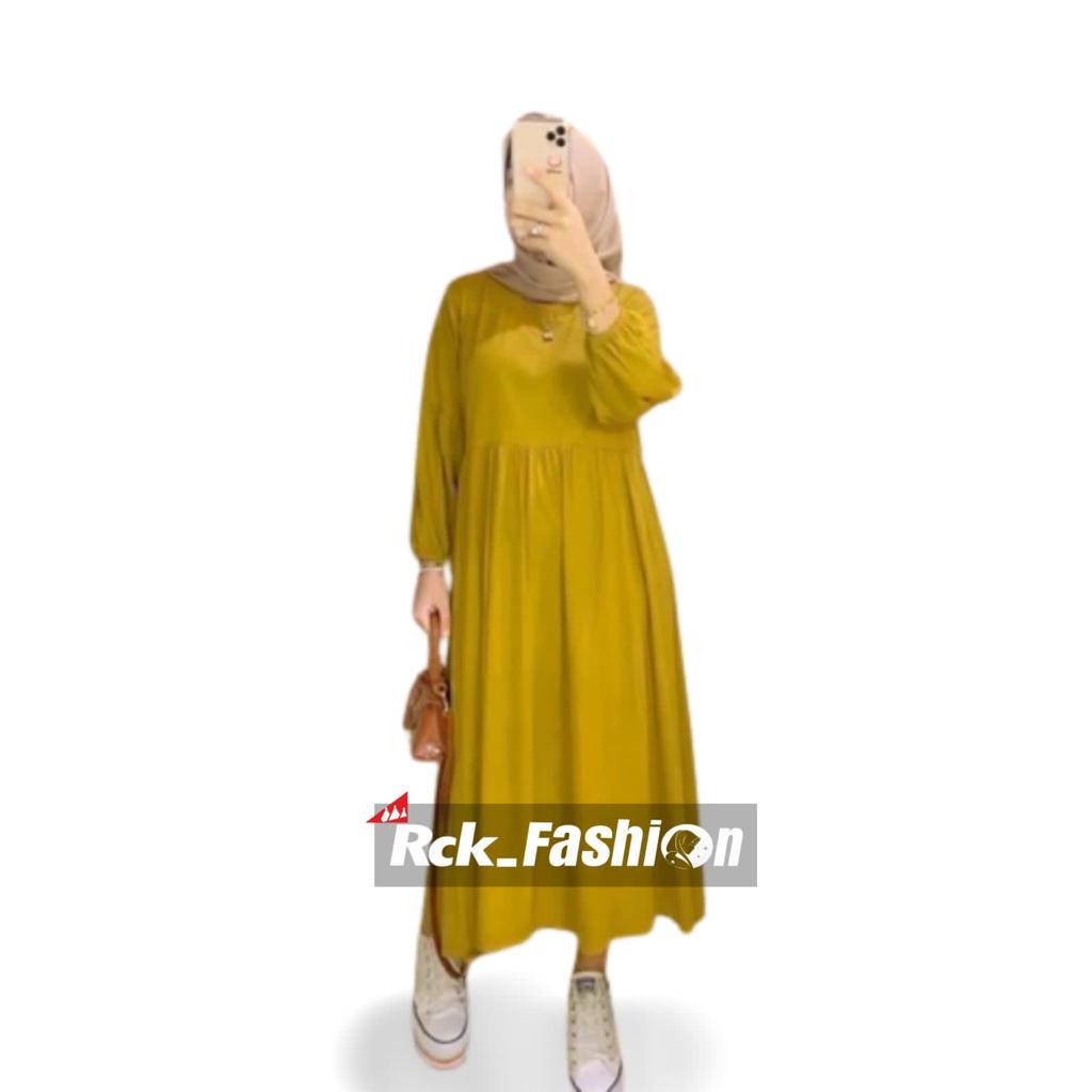 Balena Midi Dress bahan Crinkle