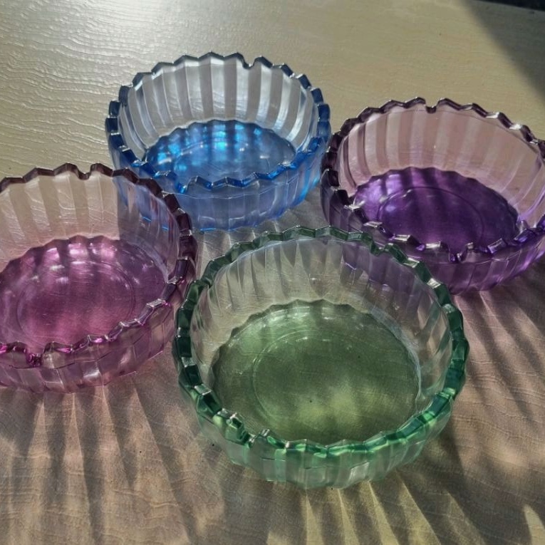 1 PCS ASBAK WARNA asbak rokok asbak cantik asbak warna warni asbak murah asbak lucu asbak kaca asbak