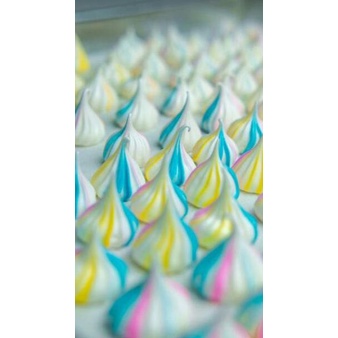 

(W-F9)♣✎ MERINGUE KUE COOKIES TOPLES TABUNG kekinian